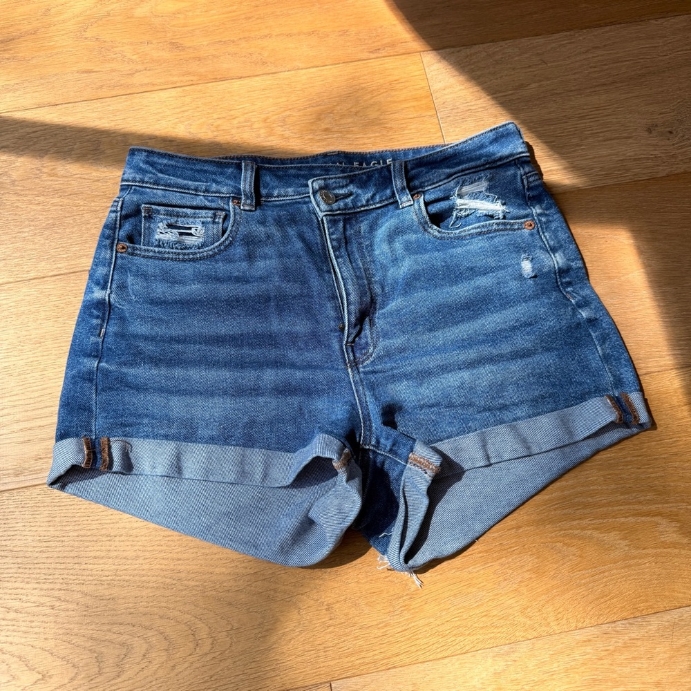 American Eagle High Waisted Mom Shorts